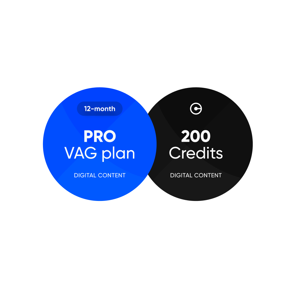 PRO Pack 12 months + 200 Credits PRO Pack 12 months + 200 Credits